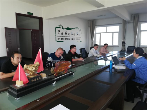 2019年10月北京中經(jīng)科環(huán)質(zhì)量認證趙老師來公司進行現(xiàn)場指導(dǎo)